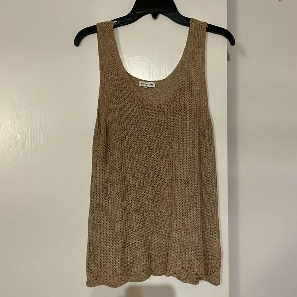 Crocheted tank top